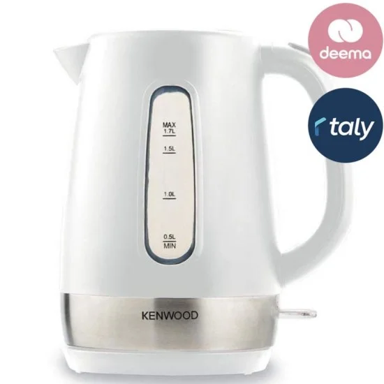 Kenwood Electric Kettle, 1.7 Liter Capacity, 2200 Watts - White